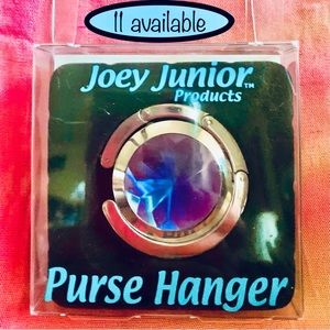 NWT Joey Junior Jeweled Aquamarine Purse Hanger